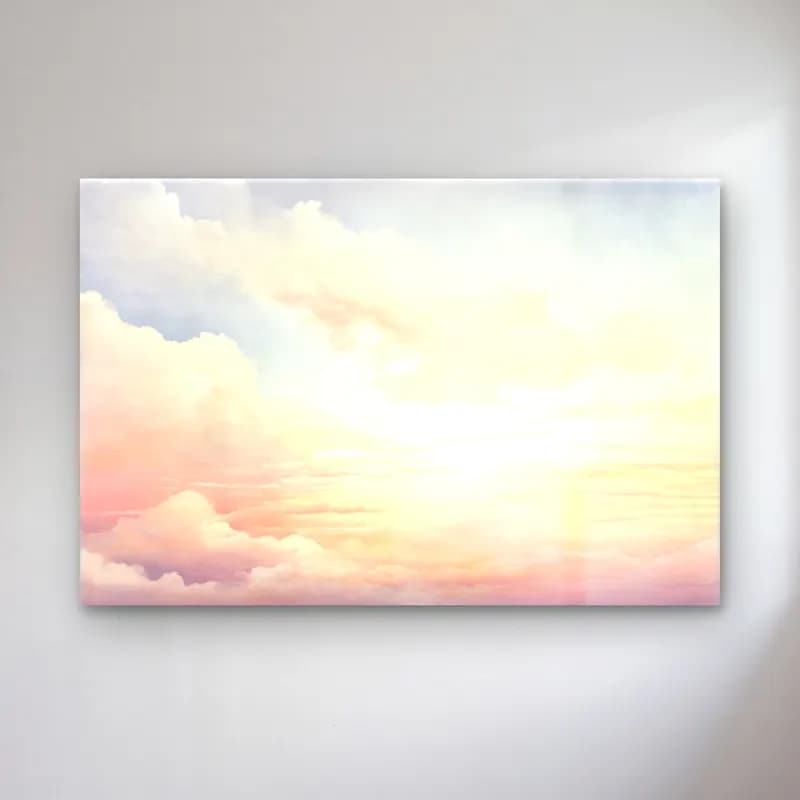 Pastel Gün Batımı Gökyüzü No. 4 cam tablo — Pastel Gün Batımı Gökyüzü No. 4 — pastel gün batımı gökyüzü