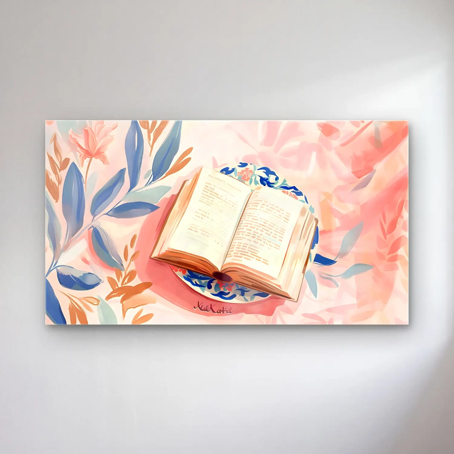 Pastel Kitap Okuyan Kadın No. 16 cam tablo — Pastel Kitap Okuyan Kadın No. 16 — pastel kitap okuyan kadın