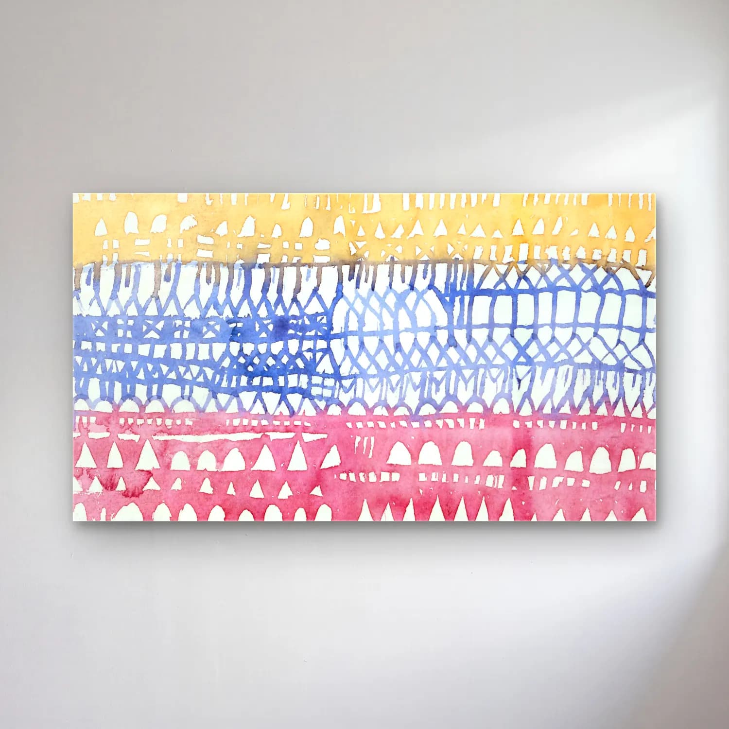Paul Klee – Old City – Pembe Tonlar cam tablo — Paul Klee – Old City – Pembe Tonlar — boho renk alanları
