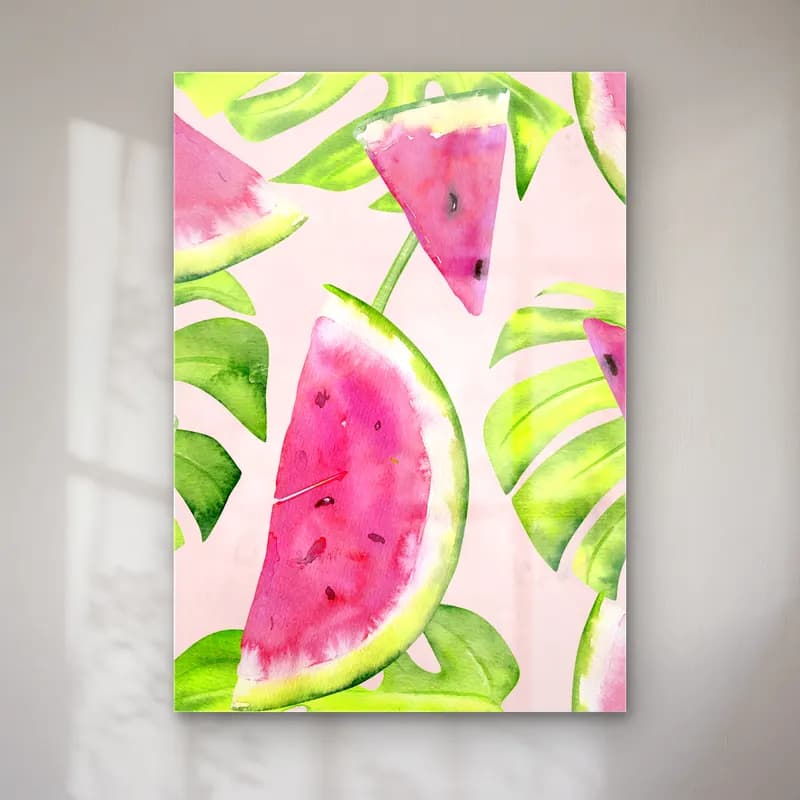 Pastel Karpuz No. 2 cam tablo — Pastel Karpuz No. 2 — pastel karpuz