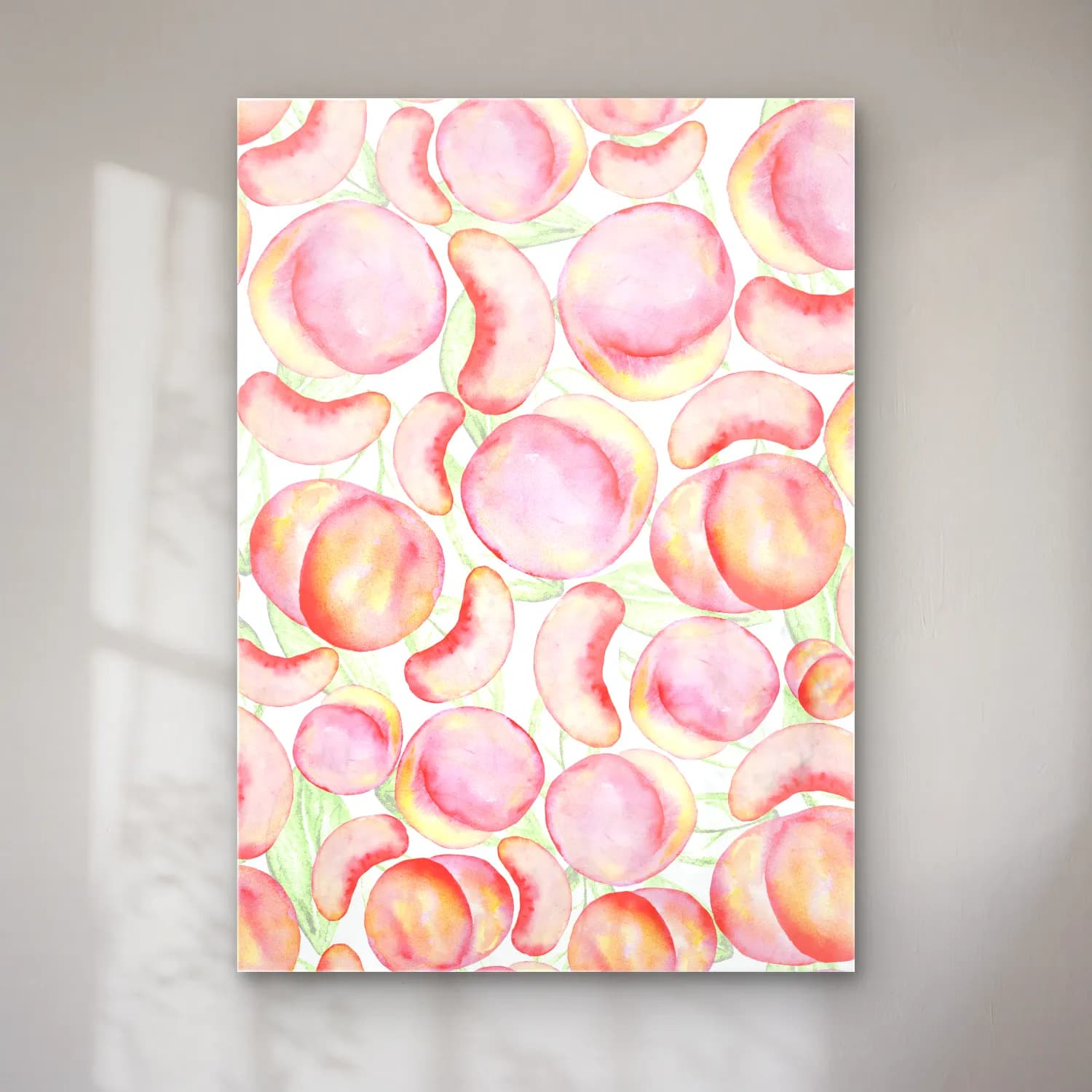 Pastel Kirazlar No. 8 cam tablo — Pastel Kirazlar No. 8 — pastel kirazlar