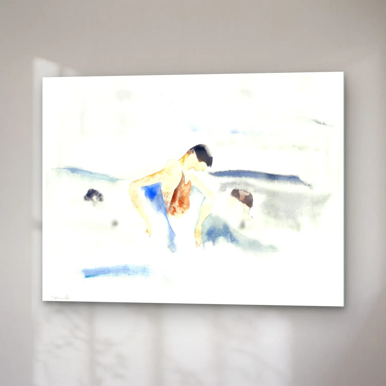 Charles Demuth – Three Figures in Water cam tablo — sağ açıdan görünüm