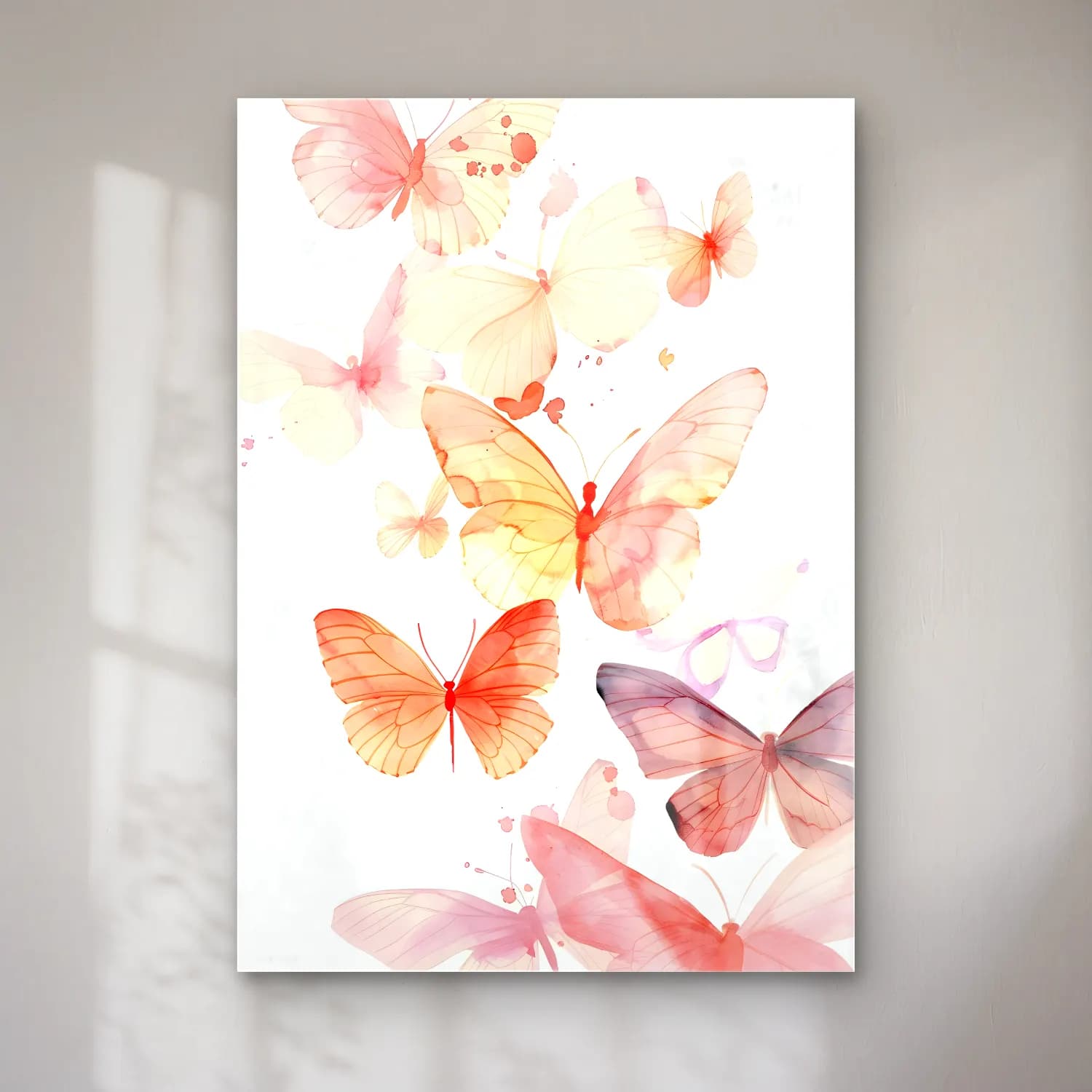 Pastel Kelebek No. 24 cam tablo — Pastel Kelebek No. 24 — pastel kelebek