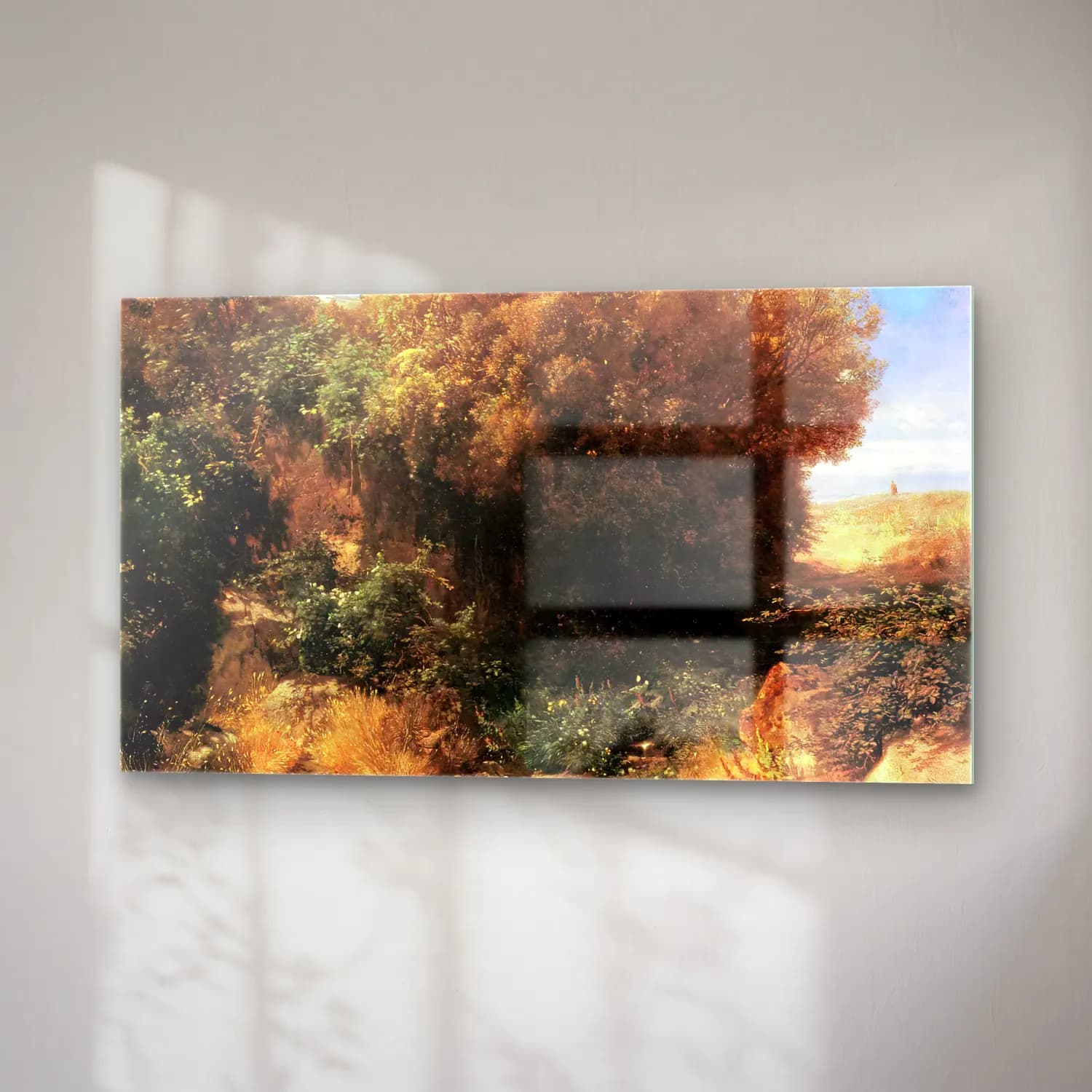 Arnold Böcklin – Campagna Landscape cam tablo — sağ açıdan görünüm