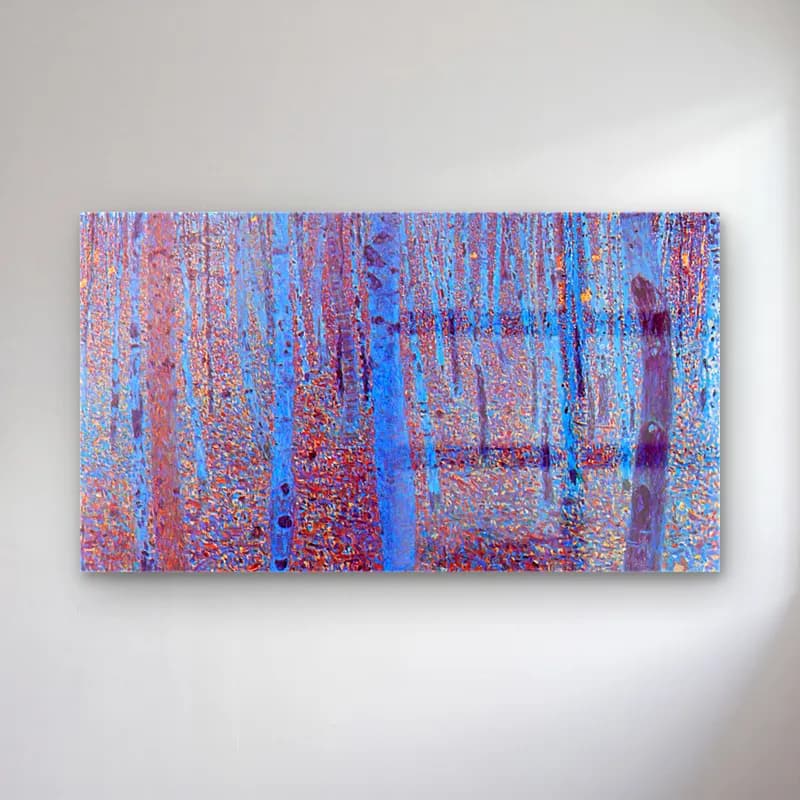 Gustav Klimt – Beech Forest cam tablo — Gustav Klimt – Beech Forest — empresyonist orman
