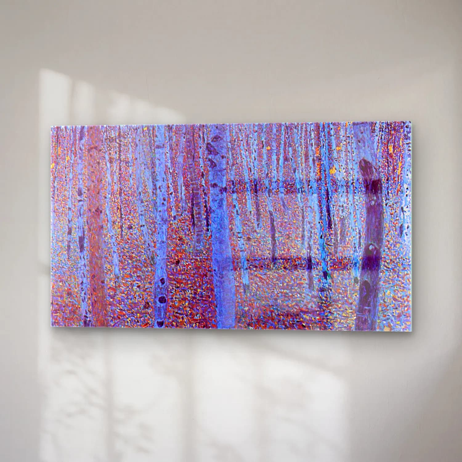 Gustav Klimt – Beech Forest cam tablo — sağ açıdan görünüm