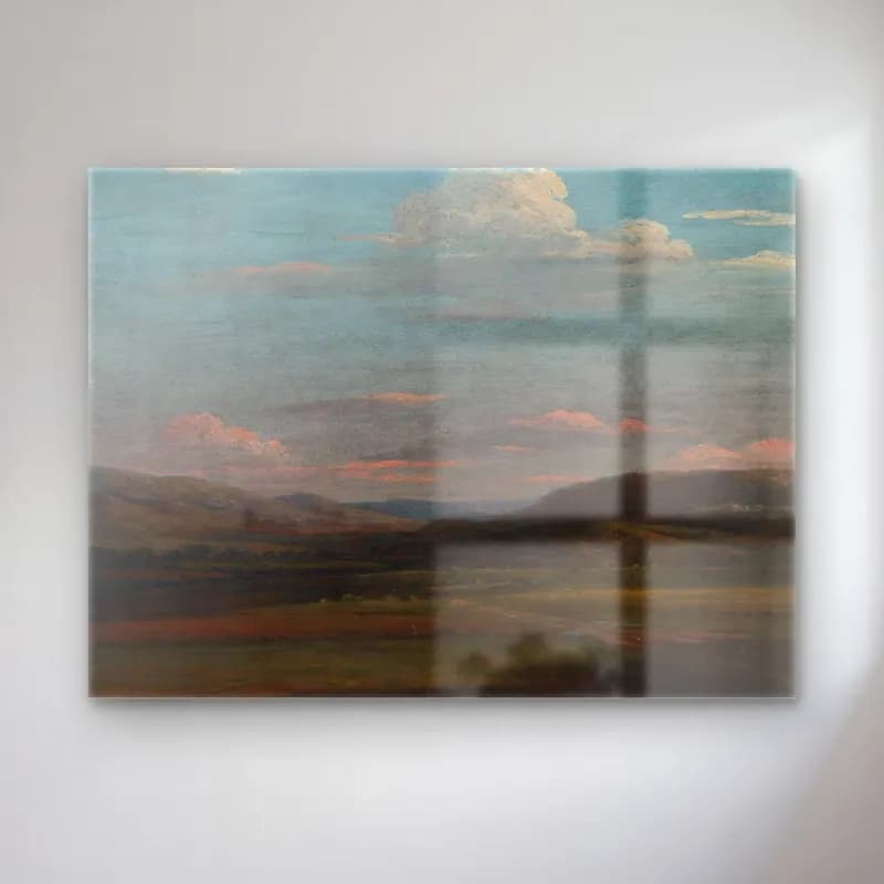 Yağlı Boya Dağ Manzarası No. 22 cam tablo — Yağlı Boya Dağ Manzarası No. 22 — yağlı boya dağ manzarası