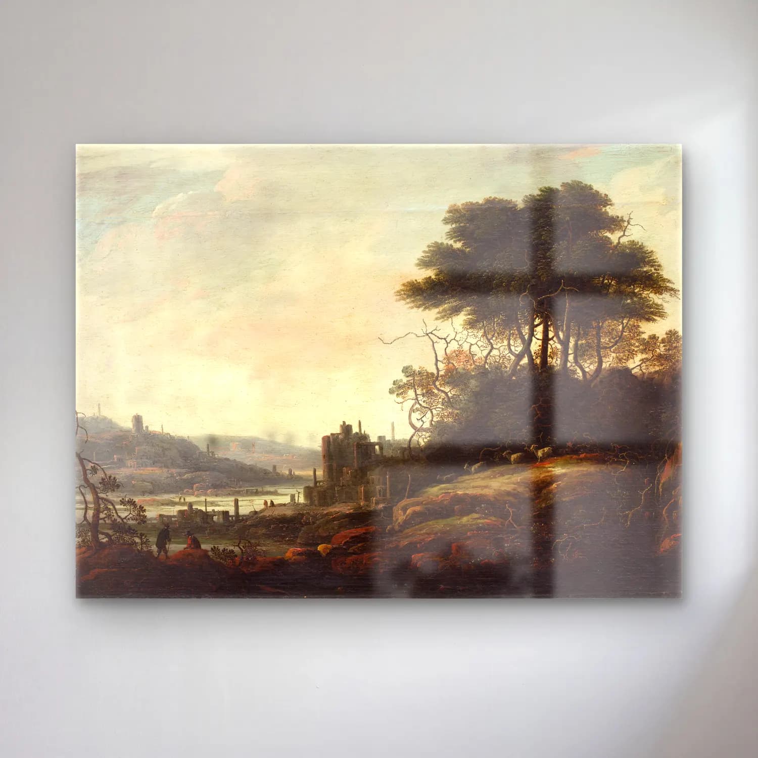 Abraham Bloemaert – Landscape cam tablo — Abraham Bloemaert – Landscape — yağlı boya şato
