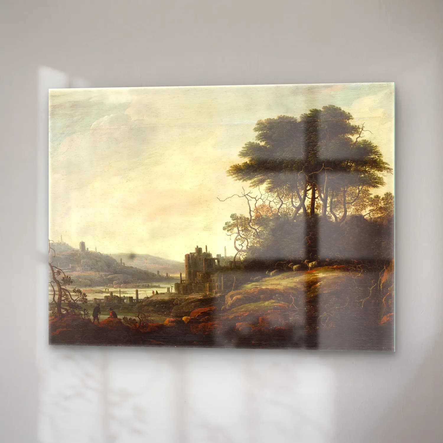 Abraham Bloemaert – Landscape cam tablo — sağ açıdan görünüm