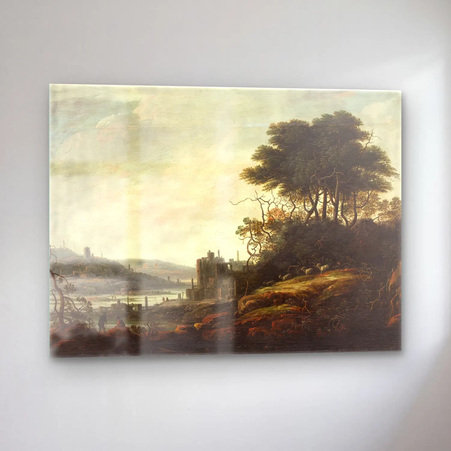 Abraham Bloemaert – Landscape cam tablo — sol açıdan görünüm