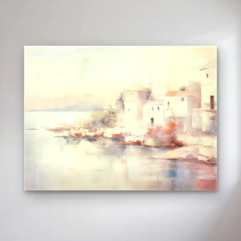 Yağlı Boya Yunan Adası No. 9 cam tablo — Yağlı Boya Yunan Adası No. 9 — yağlı boya yunan adası