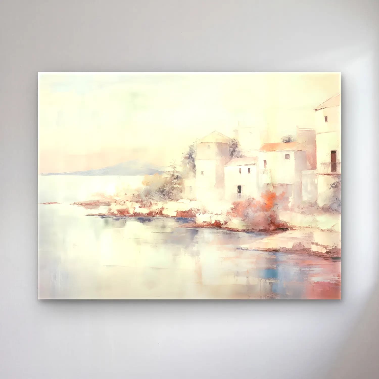 Yağlı Boya Yunan Adası No. 9 cam tablo — Yağlı Boya Yunan Adası No. 9 — yağlı boya yunan adası