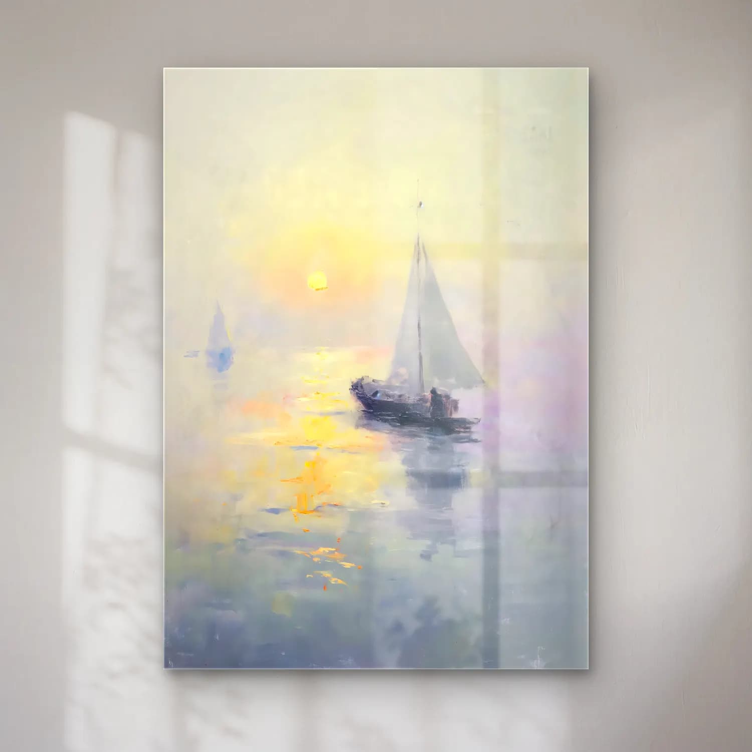 Empresyonist Yelkenliler No. 4 cam tablo — Empresyonist Yelkenliler No. 4 — empresyonist yelkenliler