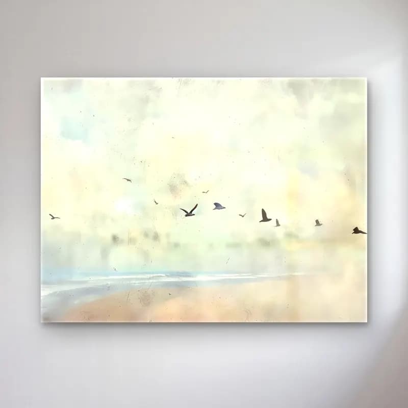 Pastel Bulutlu Gökyüzü No. 2 cam tablo — Pastel Bulutlu Gökyüzü No. 2 — pastel bulutlu gökyüzü