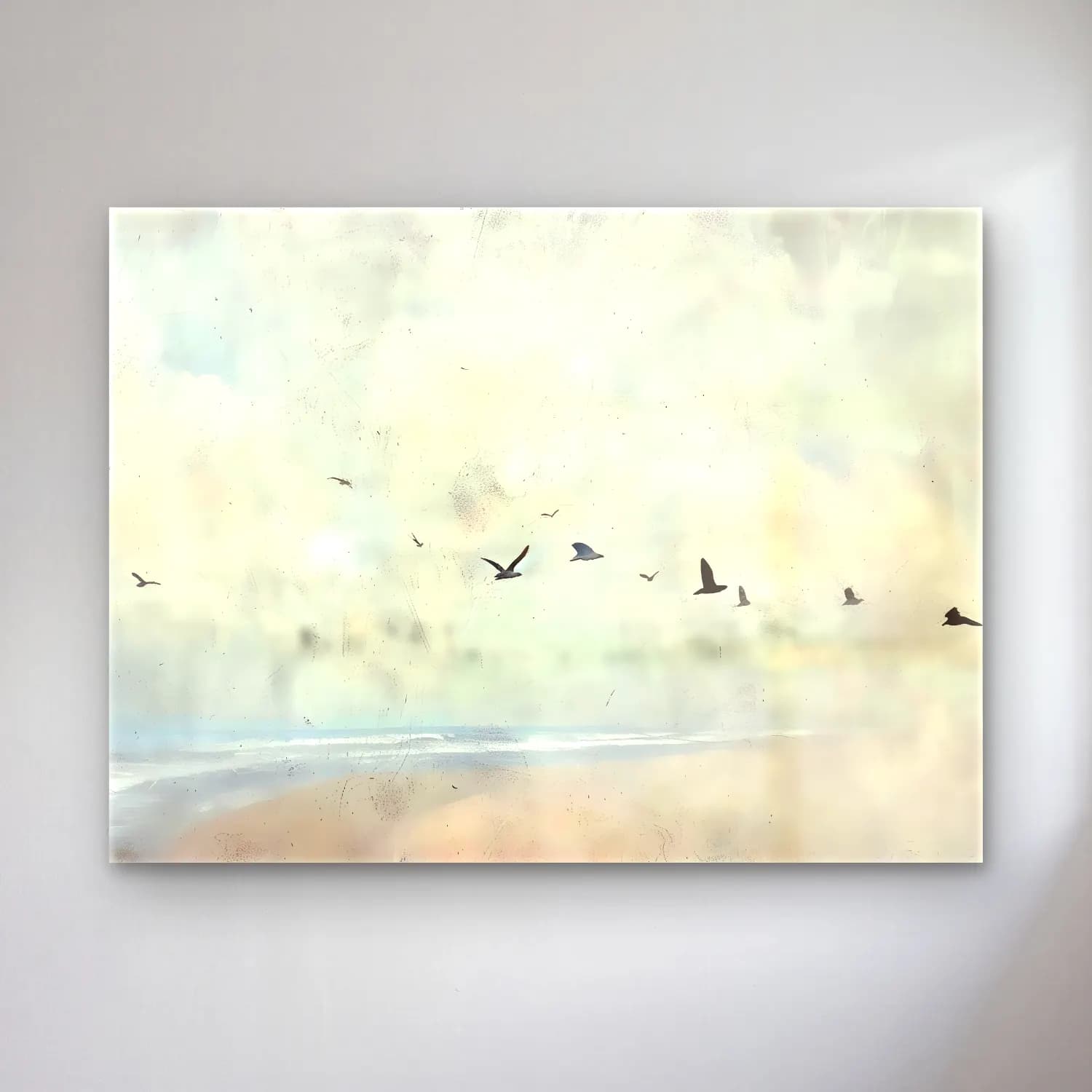 Pastel Bulutlu Gökyüzü No. 2 cam tablo — Pastel Bulutlu Gökyüzü No. 2 — pastel bulutlu gökyüzü