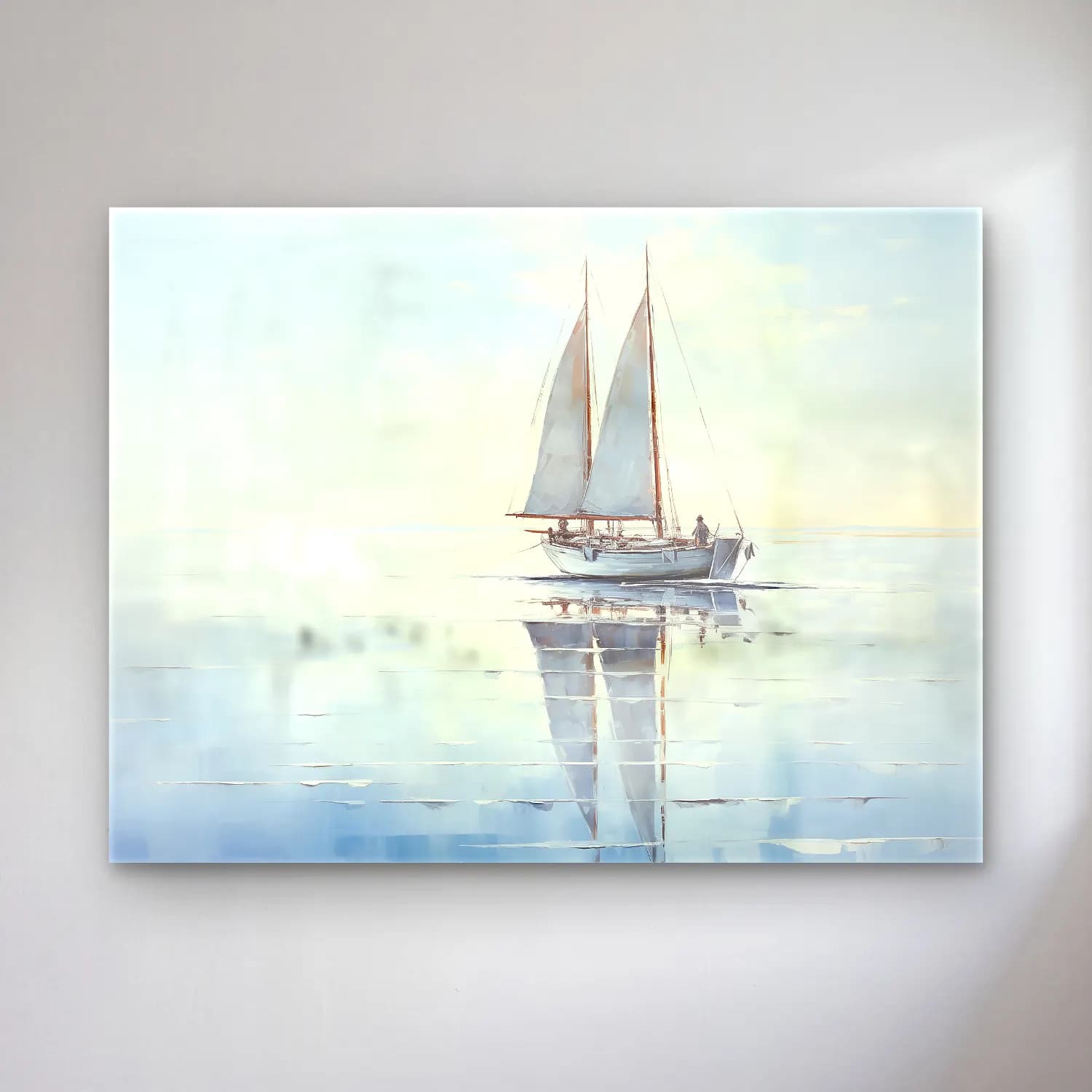 Yağlı Boya Yelkenliler No. 24 cam tablo — Yağlı Boya Yelkenliler No. 24 — yağlı boya yelkenliler