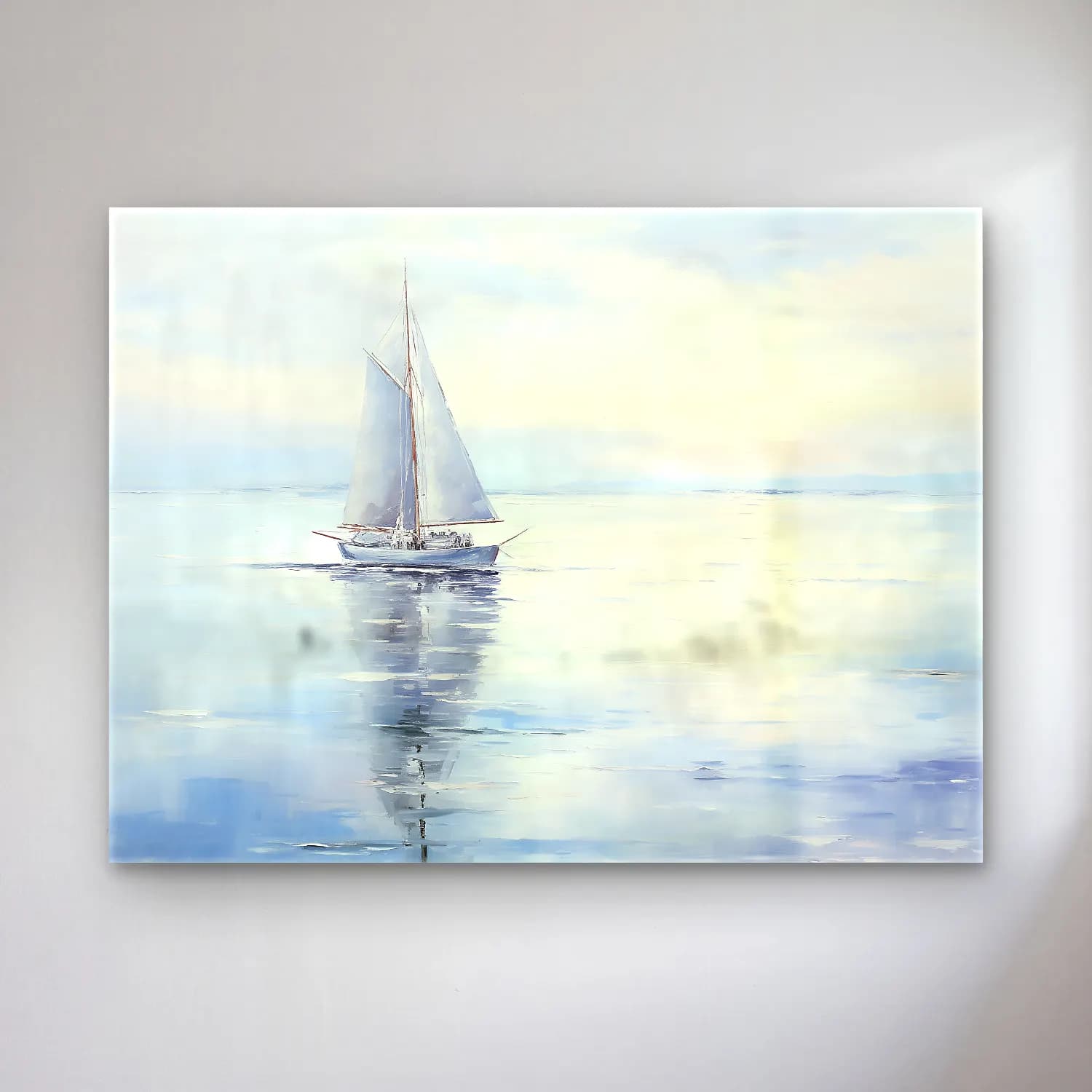 Yağlı Boya Yelkenliler No. 26 cam tablo — Yağlı Boya Yelkenliler No. 26 — yağlı boya yelkenliler