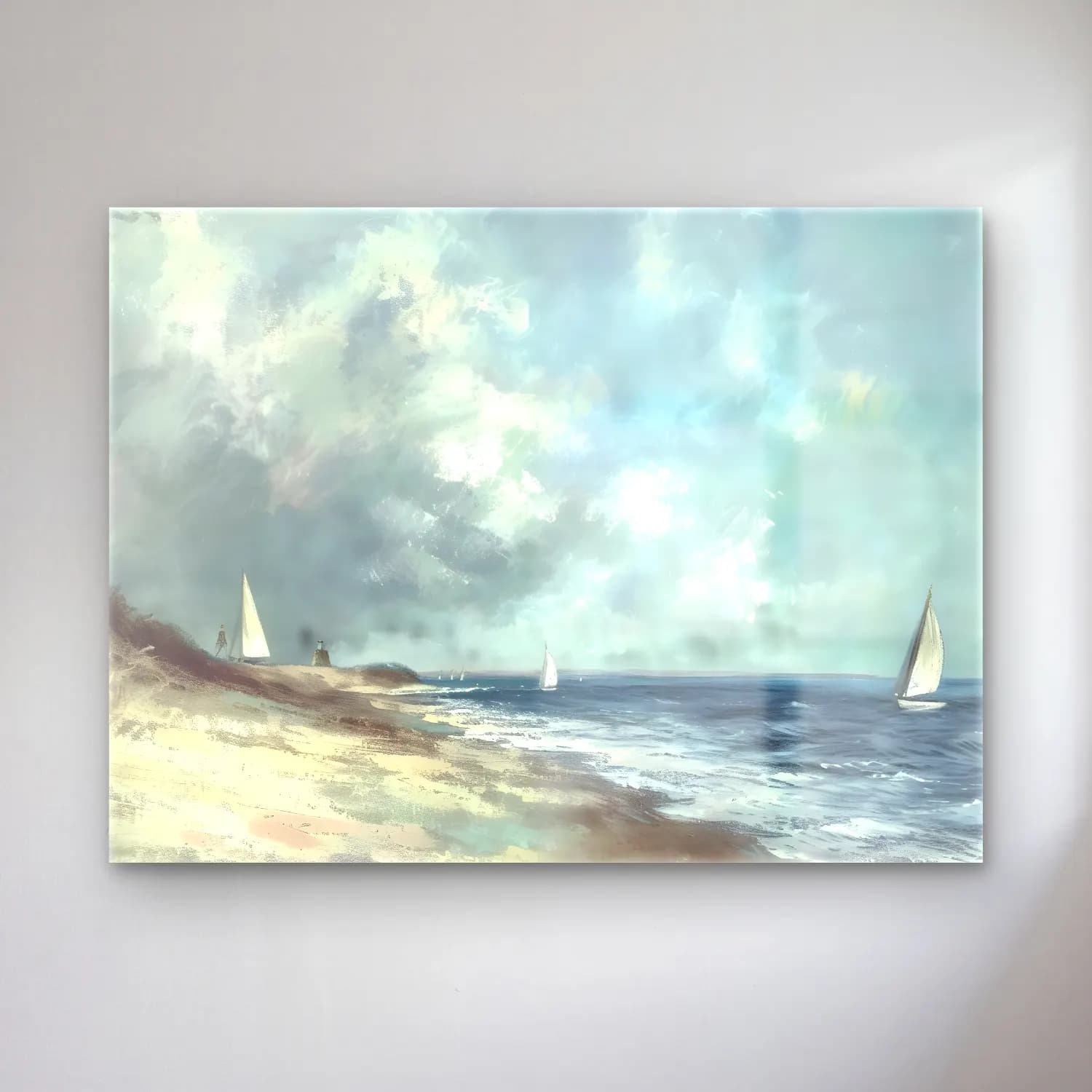 Empresyonist Yelkenliler No. 12 cam tablo — Empresyonist Yelkenliler No. 12 — empresyonist yelkenliler