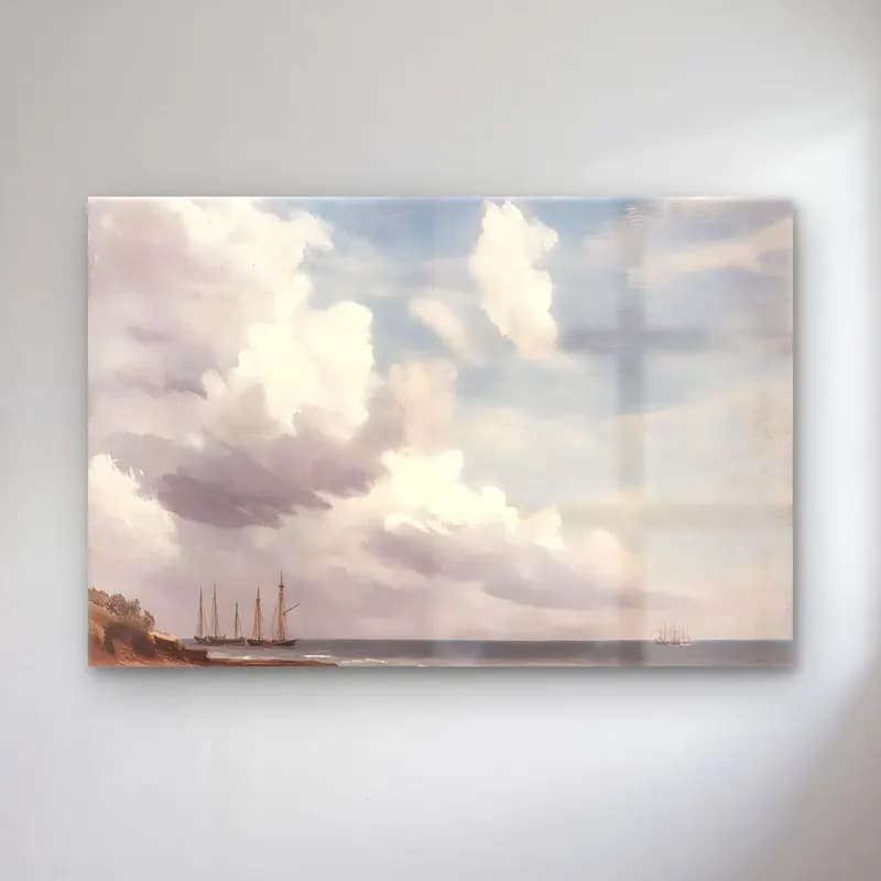 Yağlı Boya Yelkenliler No. 30 cam tablo — Yağlı Boya Yelkenliler No. 30 — yağlı boya yelkenliler