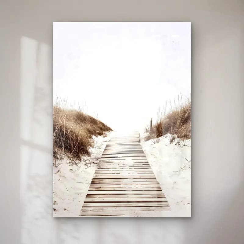 Pastel Sakin Deniz Ufku No. 4 cam tablo — Pastel Sakin Deniz Ufku No. 4 — pastel sakin deniz ufku