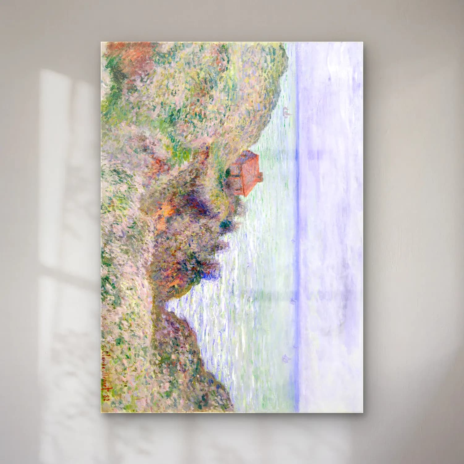 Empresyonist Deniz Feneri No. 6 cam tablo — Empresyonist Deniz Feneri No. 6 — empresyonist deniz feneri