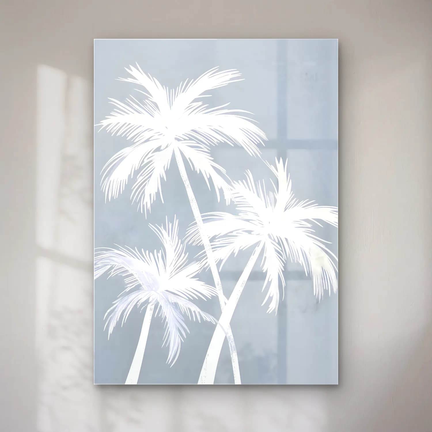 Pastel Palmiyeli Tropik Sahil No. 10 cam tablo — Pastel Palmiyeli Tropik Sahil No. 10 — pastel palmiyeli tropik sahil