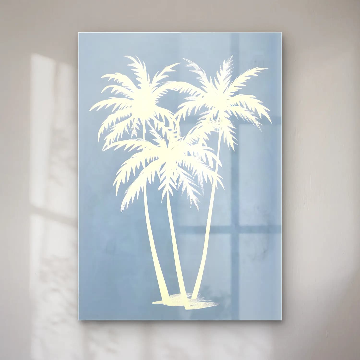 Pastel Palmiyeli Tropik Sahil No. 11 cam tablo — Pastel Palmiyeli Tropik Sahil No. 11 — pastel palmiyeli tropik sahil