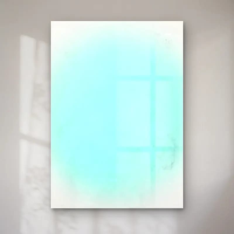Pastel Renk Alanları No. 42 cam tablo — Pastel Renk Alanları No. 42 — pastel renk alanları