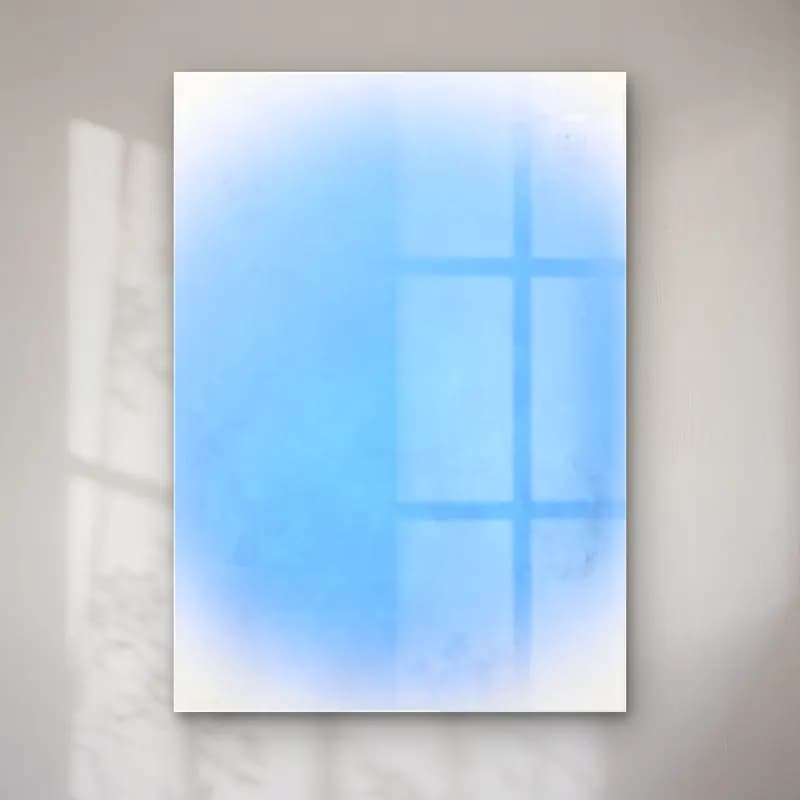 Pastel Renk Alanları No. 43 cam tablo — Pastel Renk Alanları No. 43 — pastel renk alanları