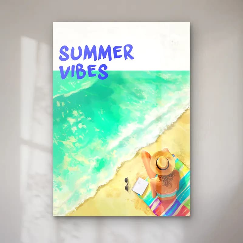 Boho Plaj Şemsiyeleri cam tablo — Boho Plaj Şemsiyeleri — boho plaj şemsiyeleri