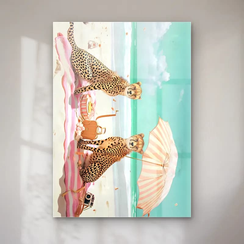 Pastel Leopar No. 12 cam tablo — Pastel Leopar No. 12 — pastel leopar