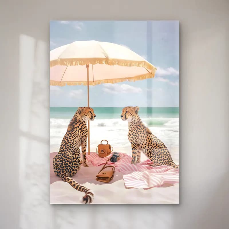 Pastel Leopar No. 13 cam tablo — Pastel Leopar No. 13 — pastel leopar
