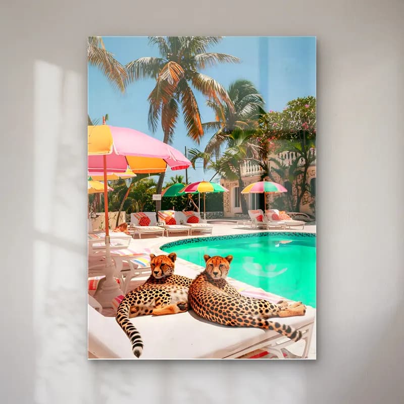 Maksimalist Leopar No. 20 cam tablo — Maksimalist Leopar No. 20 — maksimalist leopar