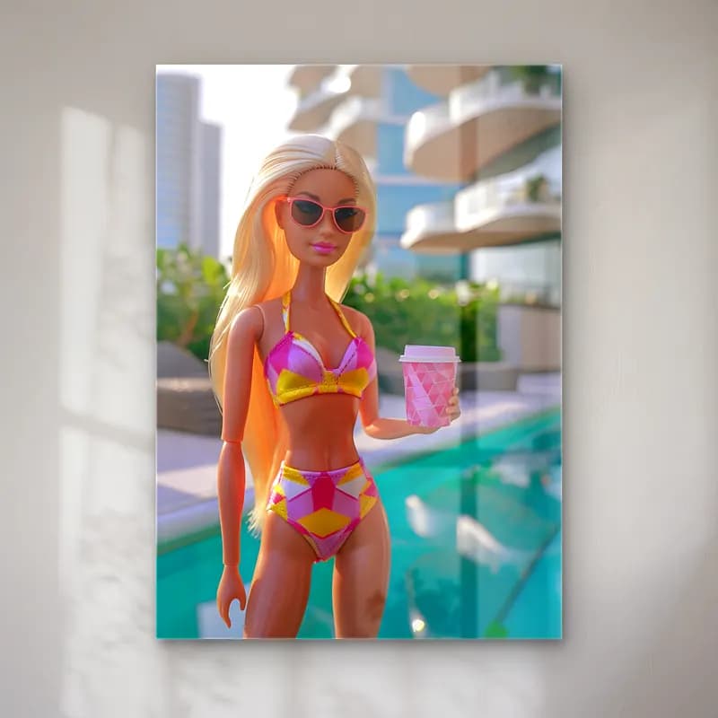 Sevimli İllüstrasyon Moda İllüstrasyonu – Pembe Tonlar cam tablo — Sevimli İllüstrasyon Moda İllüstrasyonu – Pembe Tonlar — sevimli i̇llüstrasyon moda i̇llüstrasyonu