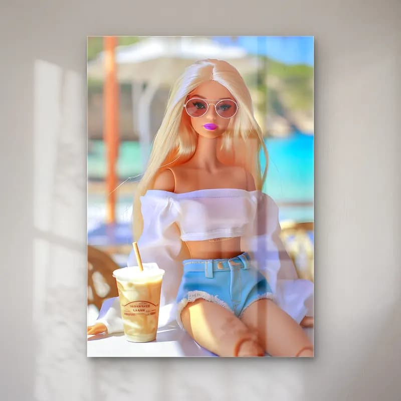 Pastel Moda İllüstrasyonu – Pastel Tonlar cam tablo — Pastel Moda İllüstrasyonu – Pastel Tonlar — pastel moda i̇llüstrasyonu