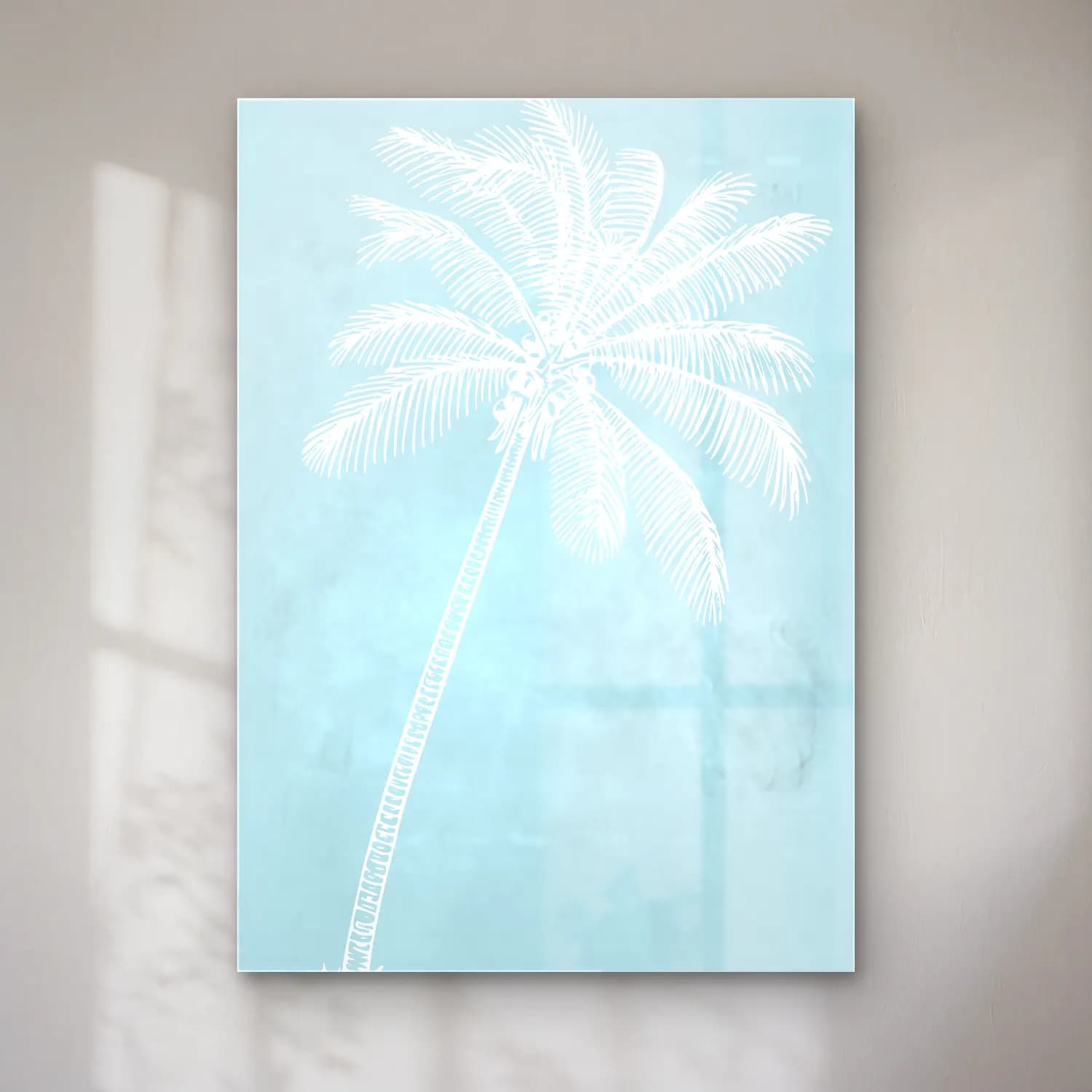 Pastel Palmiyeli Tropik Sahil No. 12 cam tablo — Pastel Palmiyeli Tropik Sahil No. 12 — pastel palmiyeli tropik sahil
