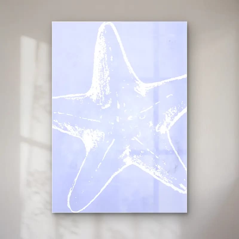 Pastel Deniz Kabukları No. 19 cam tablo — Pastel Deniz Kabukları No. 19 — pastel deniz kabukları