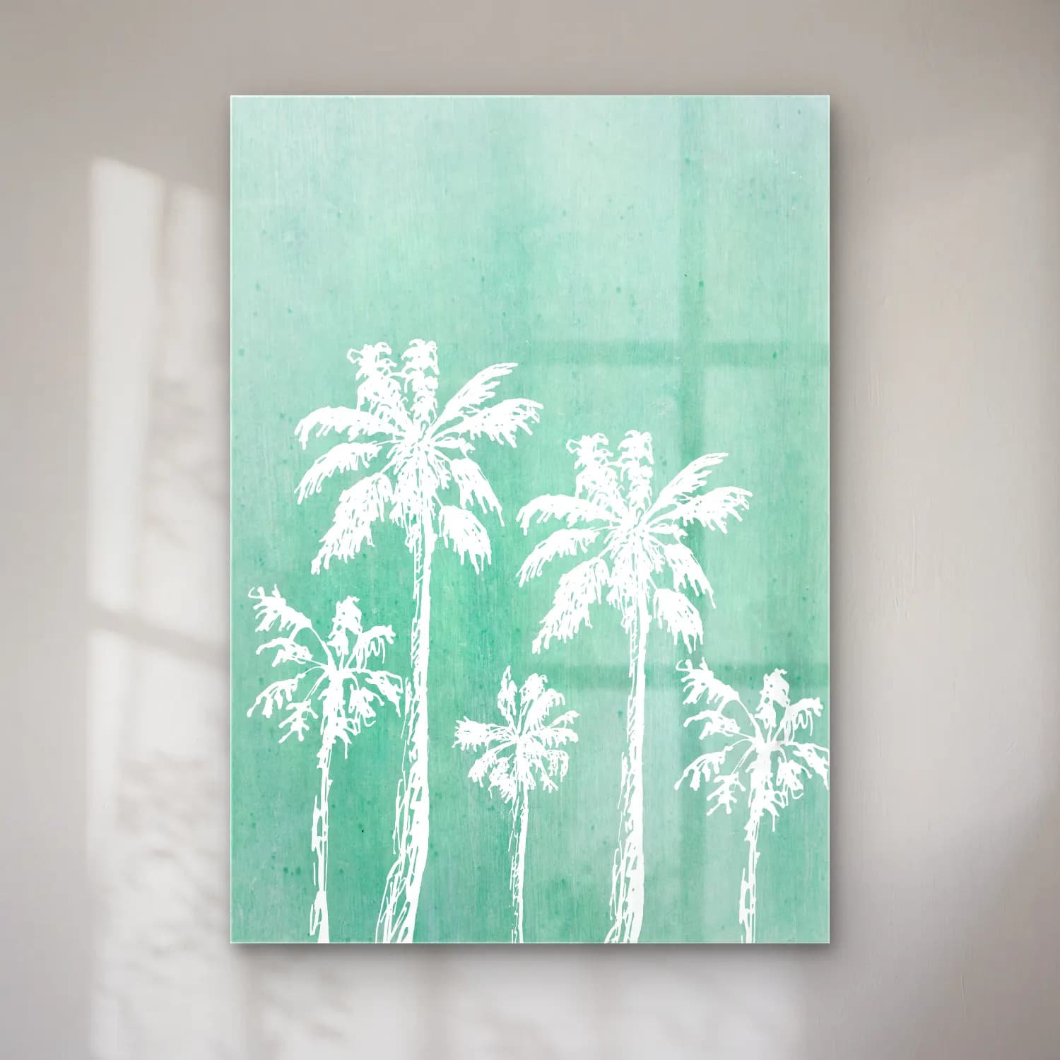 Pastel Palmiyeli Tropik Sahil No. 13 cam tablo — Pastel Palmiyeli Tropik Sahil No. 13 — pastel palmiyeli tropik sahil