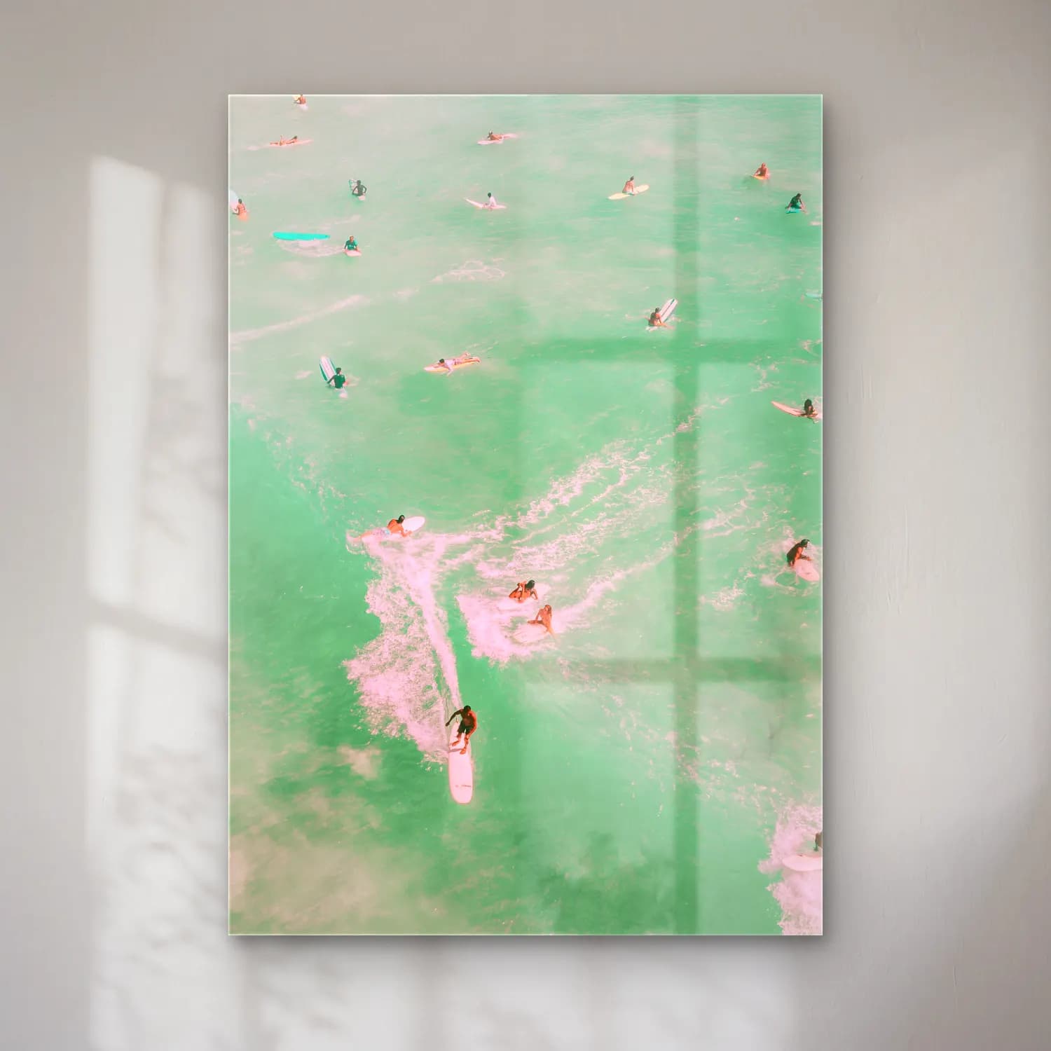 Pastel Sahilde İnsanlar No. 7 cam tablo — Pastel Sahilde İnsanlar No. 7 — pastel sahilde i̇nsanlar