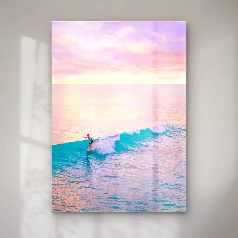 Pastel Sörf No. 5 cam tablo — Pastel Sörf No. 5 — pastel sörf