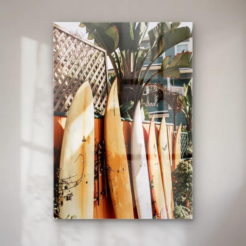 Pastel Sörf No. 6 cam tablo — Pastel Sörf No. 6 — pastel sörf