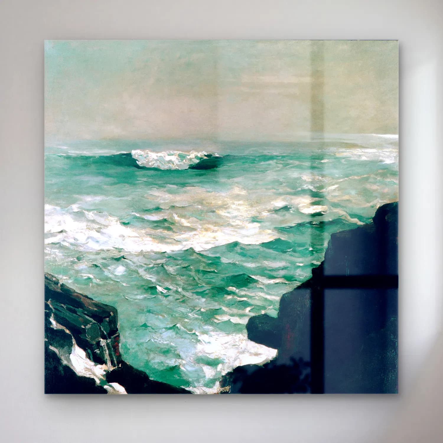 Empresyonist Fırtınalı Denizde Gemi No. 10 cam tablo — Empresyonist Fırtınalı Denizde Gemi No. 10 — empresyonist fırtınalı denizde gemi