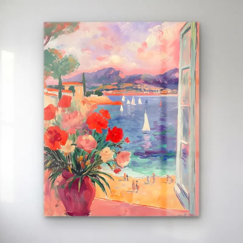 Empresyonist Yelkenliler No. 23 cam tablo — Empresyonist Yelkenliler No. 23 — empresyonist yelkenliler