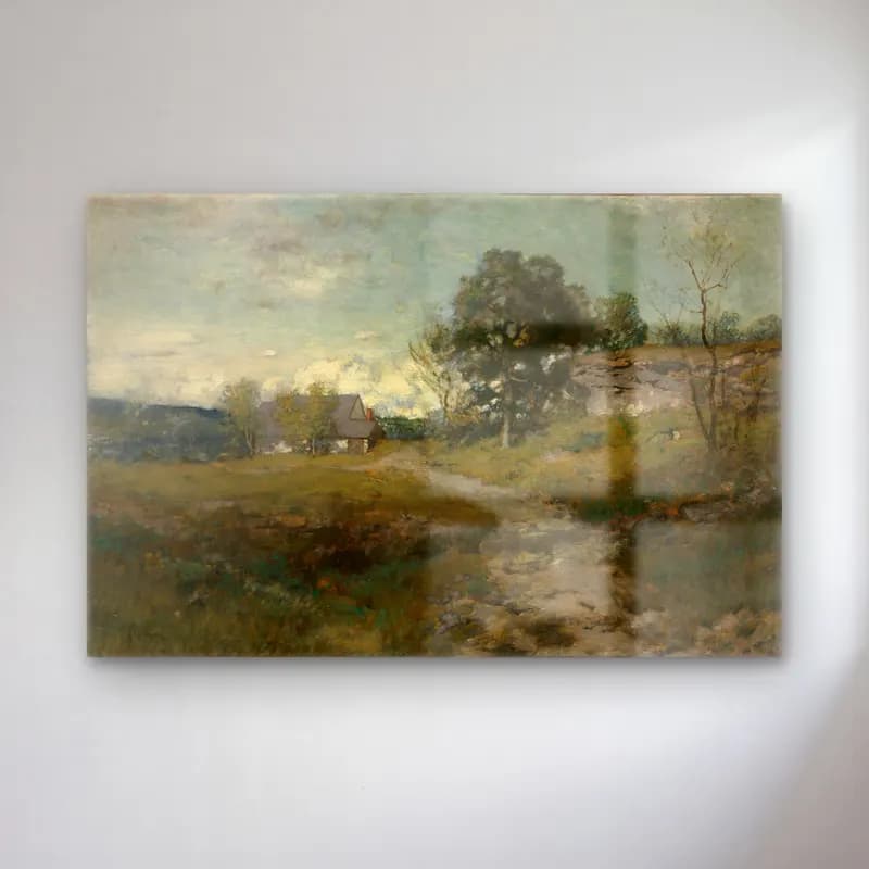 Empresyonist Kır Evi No. 28 cam tablo — Empresyonist Kır Evi No. 28 — empresyonist kır evi