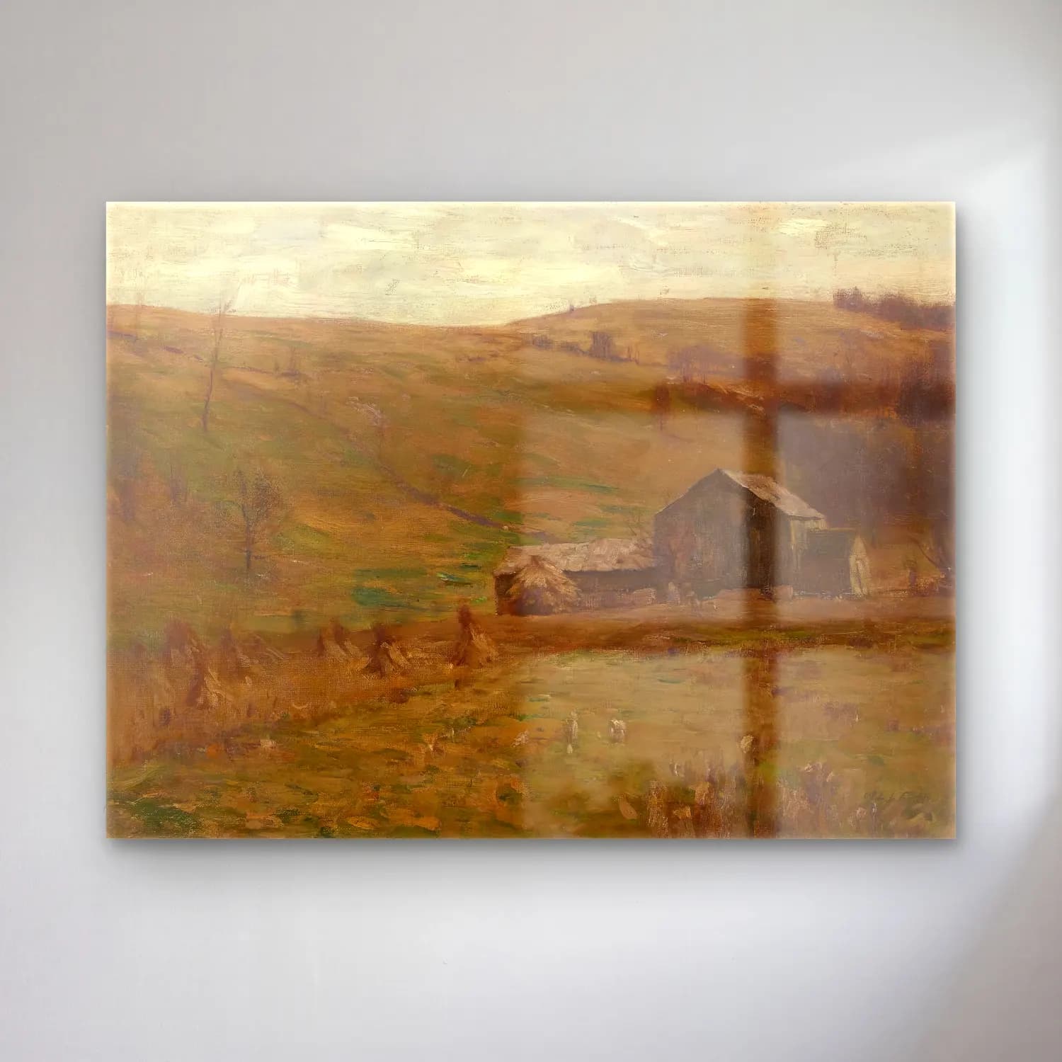 Empresyonist Kır Evi No. 30 cam tablo — Empresyonist Kır Evi No. 30 — empresyonist kır evi