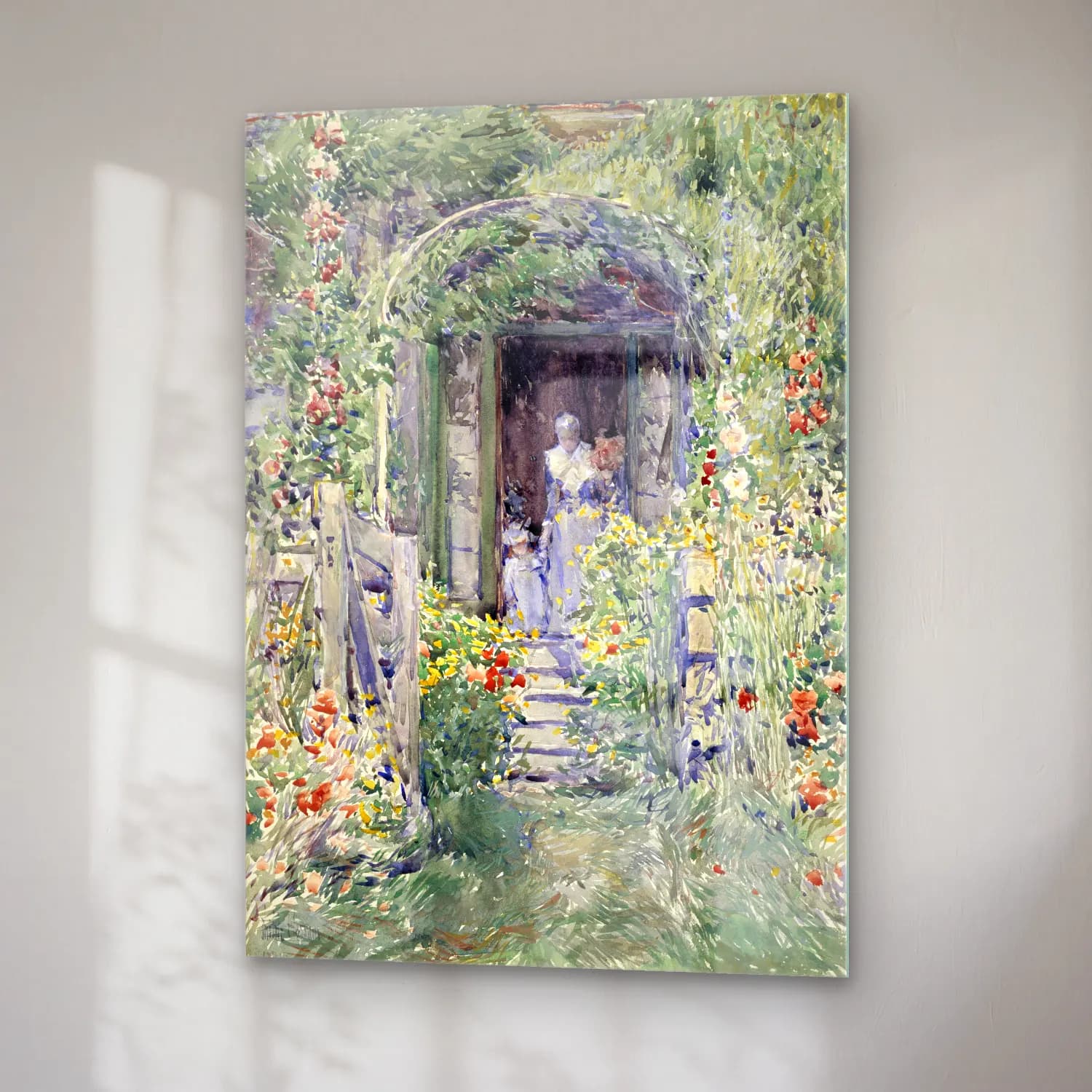 Frederick Childe Hassam – The Garden in Its Glory cam tablo — sağ açıdan görünüm