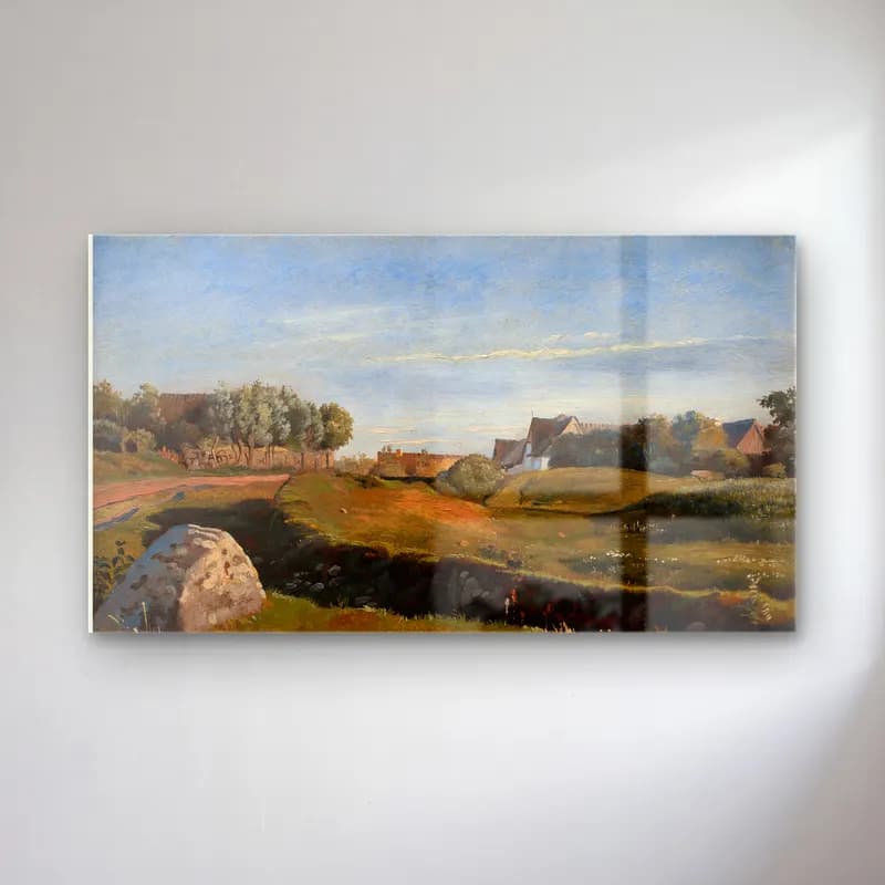 Empresyonist Kır Evi No. 20 cam tablo — Empresyonist Kır Evi No. 20 — empresyonist kır evi