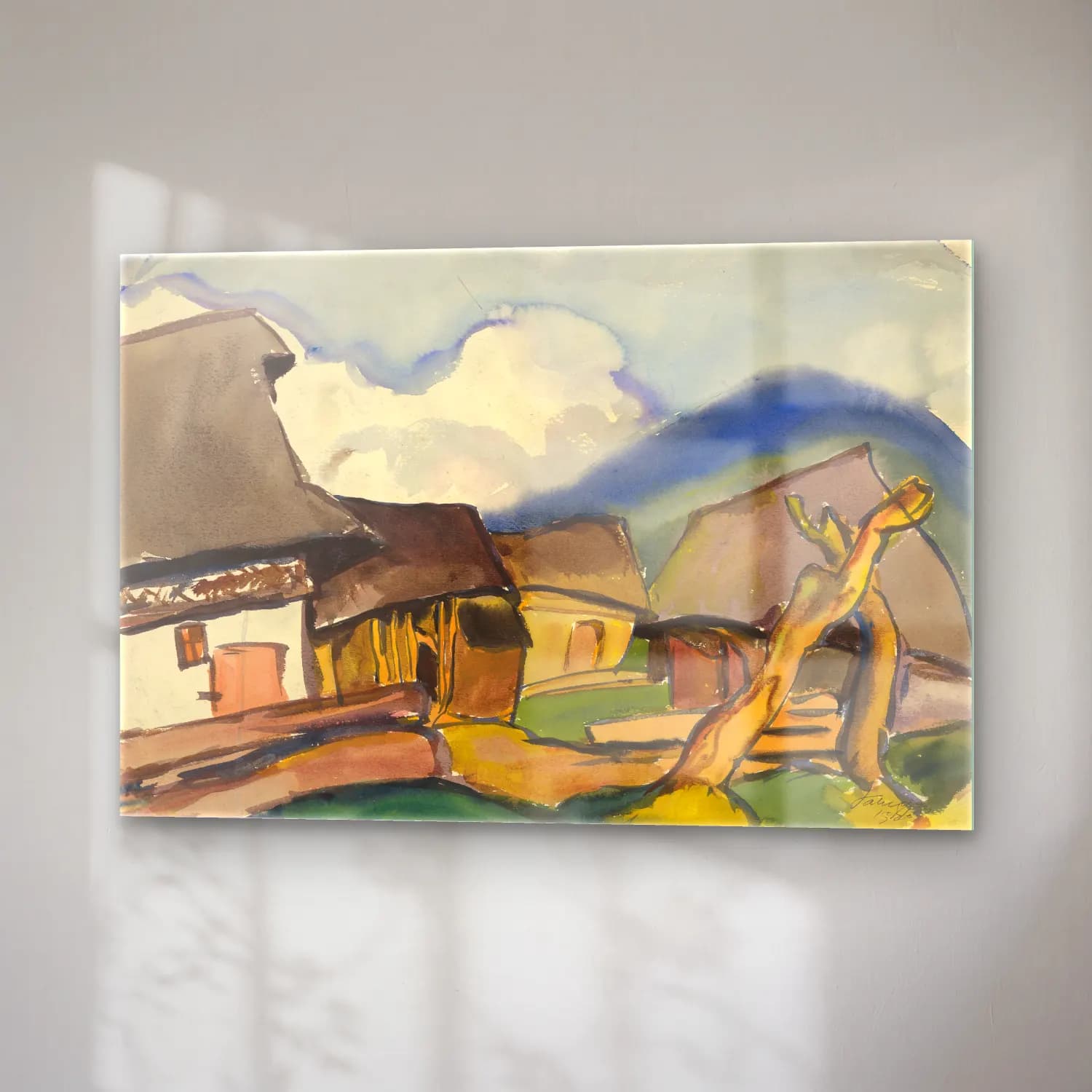 Zolo Palugyay – Village cam tablo — sağ açıdan görünüm