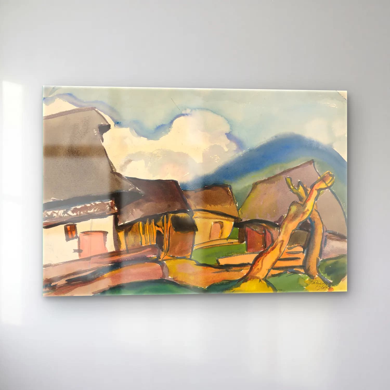 Zolo Palugyay – Village cam tablo — sol açıdan görünüm