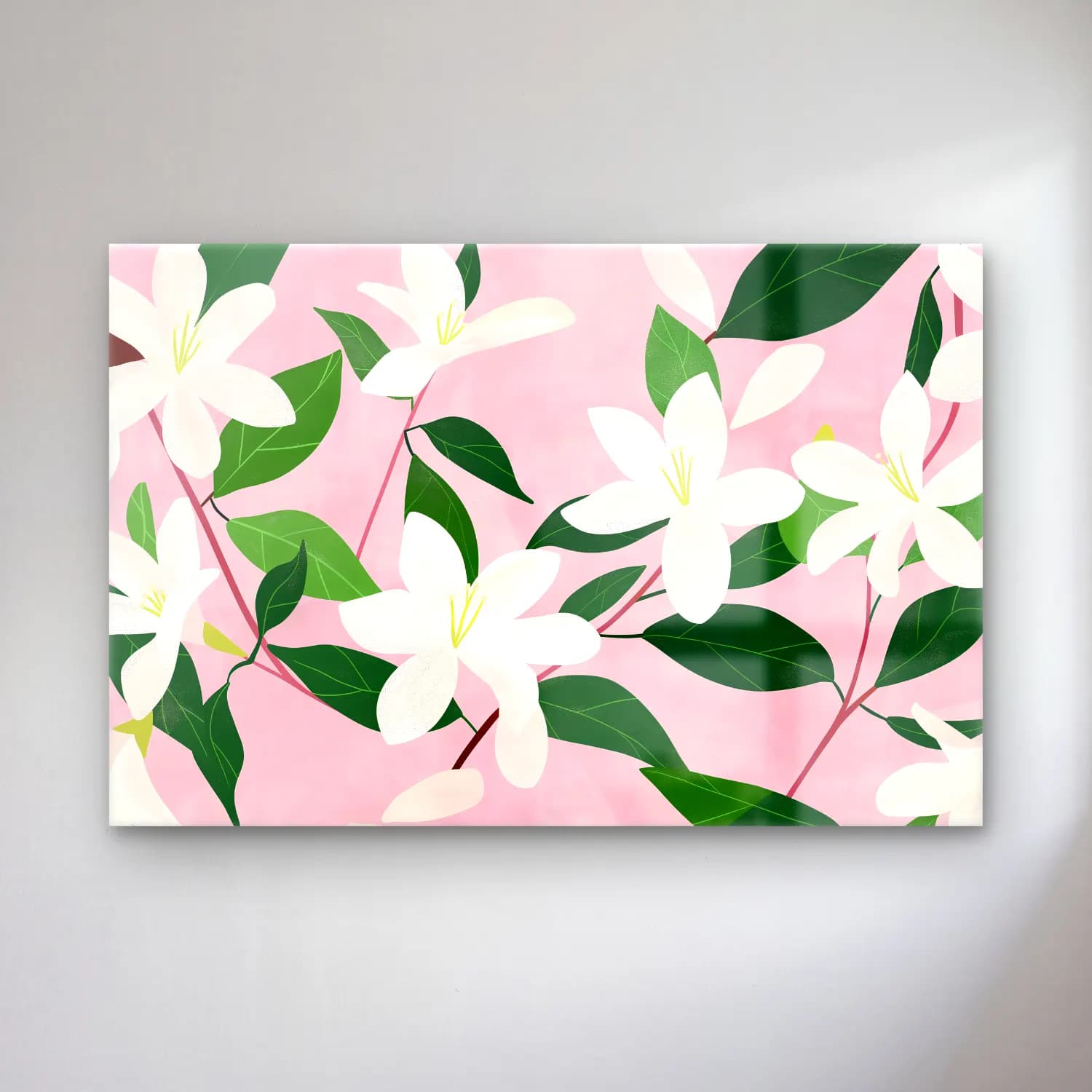Pastel Zambaklar No. 4 cam tablo — Pastel Zambaklar No. 4 — pastel zambaklar